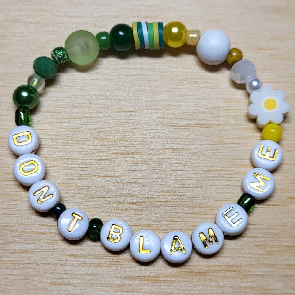 Don't Blame Me- Taylor Swift Friendship Bracelet, Size 6"